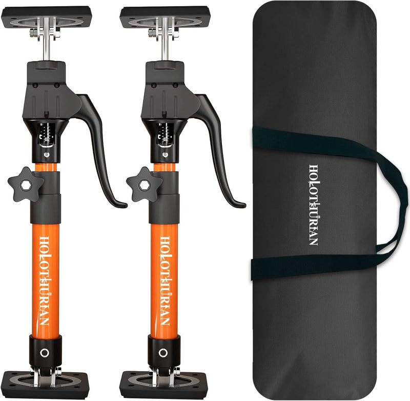 Holothurian Cabinet Jack Support Pole, 15.8" - 23.6 inches Third Hand Tools Adjustable Support Pole, 3rd Hand Support System for Upper Cabinet Installation, 200 LB Capacity, 2-Pack - Image 1